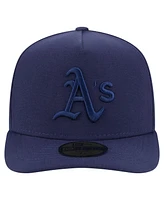 New Era Men's Navy Athletics Color Pack A-Frame 59FIFTY Fitted Hat