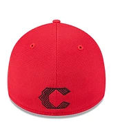 New Era Men's Red Cincinnati Reds City Connect Batting Practice 39THIRTY Flex Hat