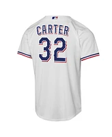 Nike Big Boys and Girls Evan Carter White Texas Rangers Home Replica Player Jersey