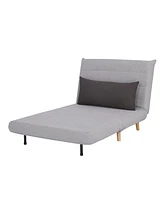Gold Sparrow 40" Polyester Mia Convertible Chair Bed, Created for Macy's