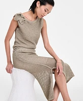 I.n.c. International Concepts Women's Metallic-Knit Skirt, Exclusively at Macy's