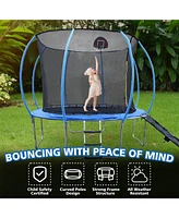 8FT Trampoline with Enclosure