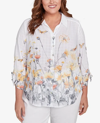Alfred Dunner Plus Floral Top