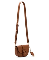 Anne Klein Covered Buckle Saddle Small Crossbody Bag