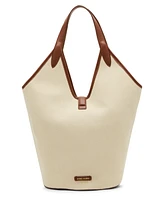 Anne Klein Color-Block Angular Large Hobo Bag