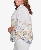 Alfred Dunner Plus Floral Top
