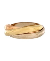 Pre-Owned Cartier Les Must de Cartier Trinity Ring 18K Tricolor Gold