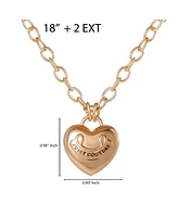 Juicy Couture Gold-Tone Heart Pendant Necklace
