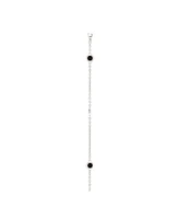Pre-Owned Bvlgari Bvlgari Bvlgari 3 Station Bracelet 18K White Gold with Onyx