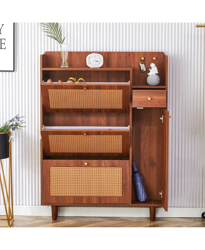 Modern Minimalist Shoe Cabinet (37.4")