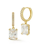 Rachel Zoe 14K Gold Plated Sterling Silver Charm Earrings
