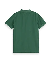 Scotch & Soda Little and Big Boys Garment Dyed Pique Polo Shirt