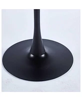 31.5inch Special Dining Table,Mdf Dining Table, Kitchen Table,Black,exective desk