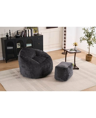 Chenille Bean Bag Chair - Indoor/Outdoor