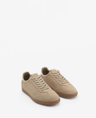 Mango Women's Suede Sneakers