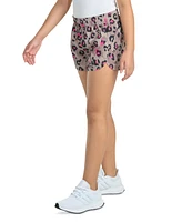 adidas Big Girl Elastic Waistband Printed Woven Pacer Shorts