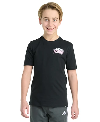 adidas Big Boy Short Sleeve Soccer Graphic T-Shirt