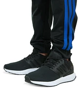adidas Big Boys Elastic-Waistband 3-Stipe Tricot Jogger Pants