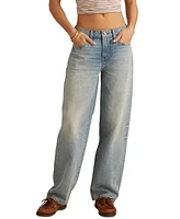 Lucky Brand Women's The Baggy High-Rise Faded Jeans