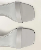 Mango Women's Leather Wedge-Heel Sandals
