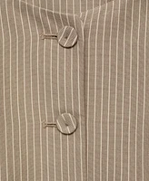 Mango Women's Striped Lyocell Suit Vest