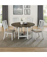 Folding Table: Seats 4, Storage, Space-Saving, Expandable