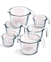 Borosilicate Glass Liquid Measuring Cups - Dishwasher, Microwave & Oven Safe