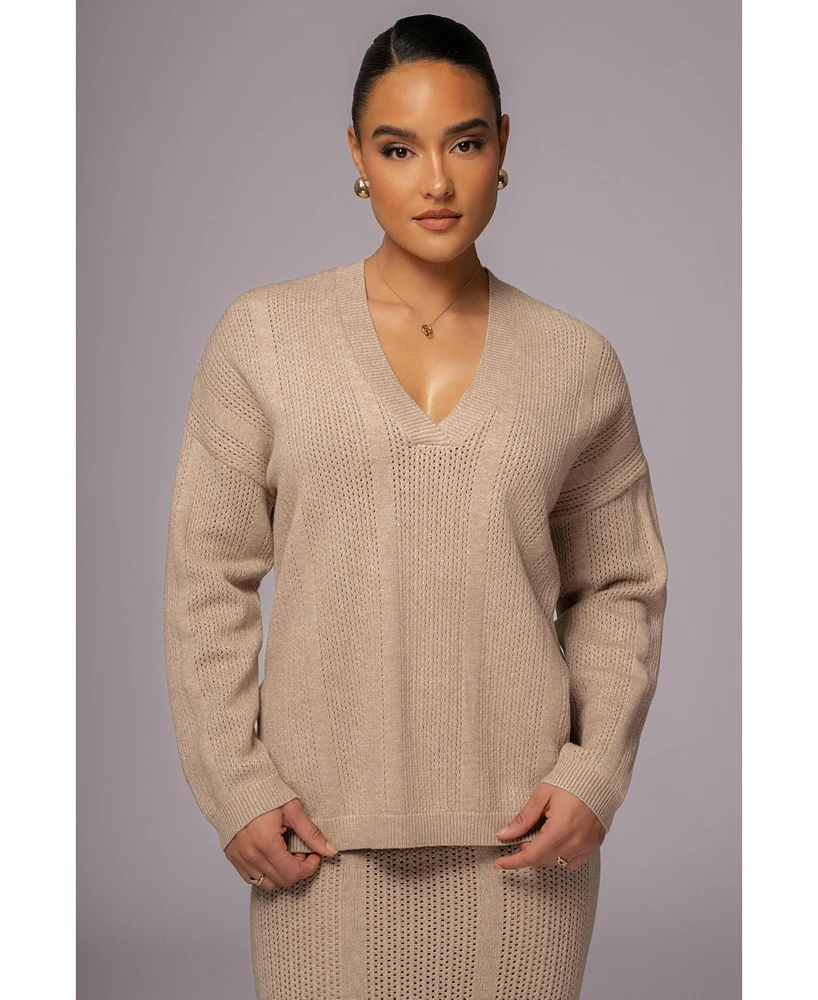 Jluxlabel Women's Estela Sweater Knit Top