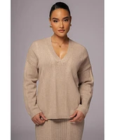 Jluxlabel Women's Estela Sweater Knit Top