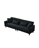 97" Teddy Velvet Sofa for Living & Office Spaces