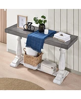 Sofa Tabe 30inch height pedestal table leg Farmhouse Design Retro Design Living room