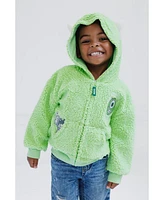 Monsters Inc. Toddler Boys Cosplay Hoodie Cozy Sherpa