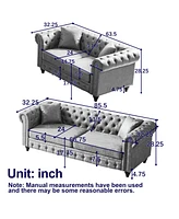 3+2 Seat Sofa, Modern Living Room Set