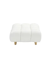 inches long, Teddy Sofa Fabric, with spacious and comfortable seats