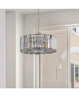 Modern Crystal Chandelier for Living-Room Round Cristal Lamp Luxury Home Decor Light Fixture