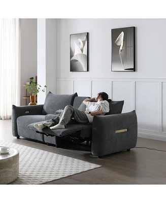 Power Lift Sleeper Sofa with Cup Holders and Storage