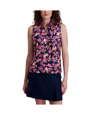 Stella Parker Women's Sleeveless Ruched Front Pullover