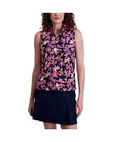 Stella Parker Women's Sleeveless Ruched Front Pullover