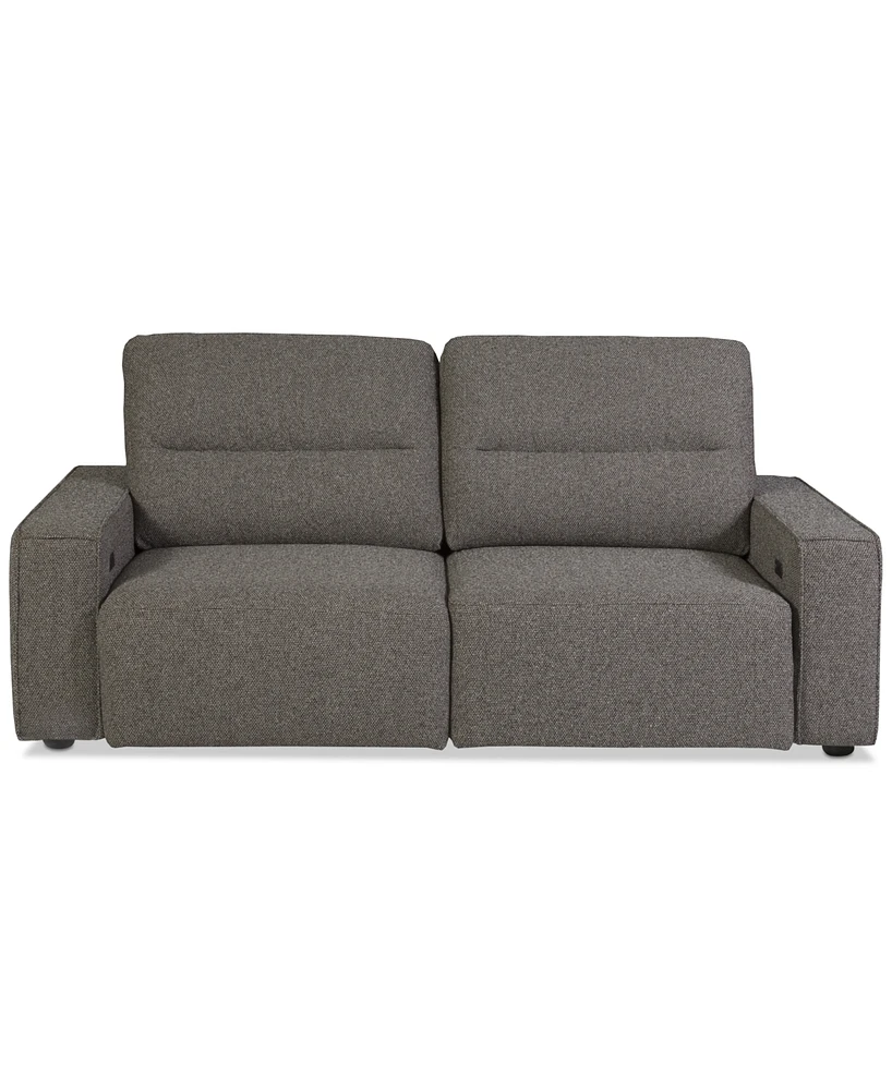 Frandlyn 2-Pc. Fabric Power Sliding Sofa, Exclusively at Macy's