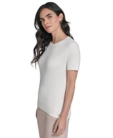 Calvin Klein Women's Short-Sleeve Textured Sweater