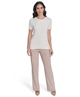 Calvin Klein Women's Short-Sleeve Textured Sweater