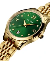Balmain Women's Swiss Classic R Diamond Accent Gold Pvd Stainless Steel Bracelet Watch 34mm