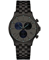 Certina Men's Swiss Chronograph Ds-8 Silver-Tone Titanium Bracelet Watch 41mm