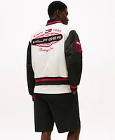 Tommy Hilfiger x Apxgp Collection Men's Satin Varsity Jacket