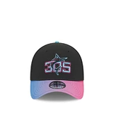 New Era Men's Black Miami Marlins 2025 City Connect 39THIRTY Flex Hat