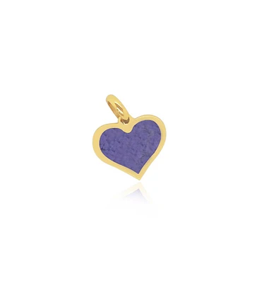 The Lovery Amethyst Heart Charm 14K Gold
