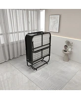 Twin Size Deluxe Diplomat Folding Bed with Luxurious Memory Foam