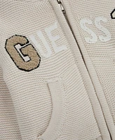 Guess Baby Boys Hooded Long Sleeve Zip-Up Sweater