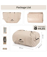 Naturehike Inflatable Tent, 4 Person Air Tent, 4 Season Inflatable Tents for Camping, Waterproof Windproof Inflatable House Tent for Adults, Easy Set