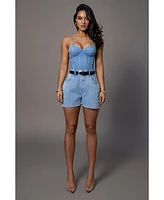 Jluxlabel Women's Denim Jourdan Shorts
